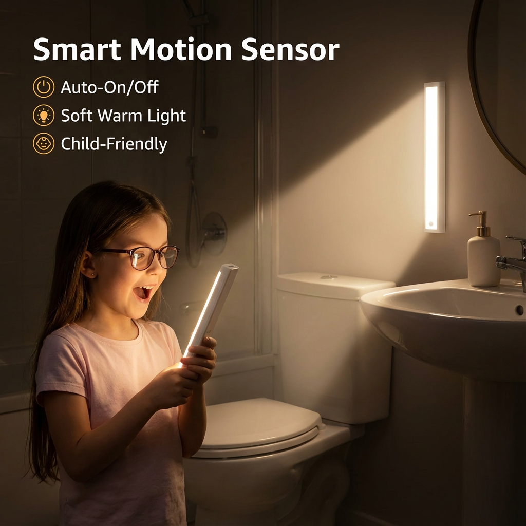 🎁GLIMMERLY®💡 Punch-free Smart Sensor Magnetic Rechargeable LED Lights