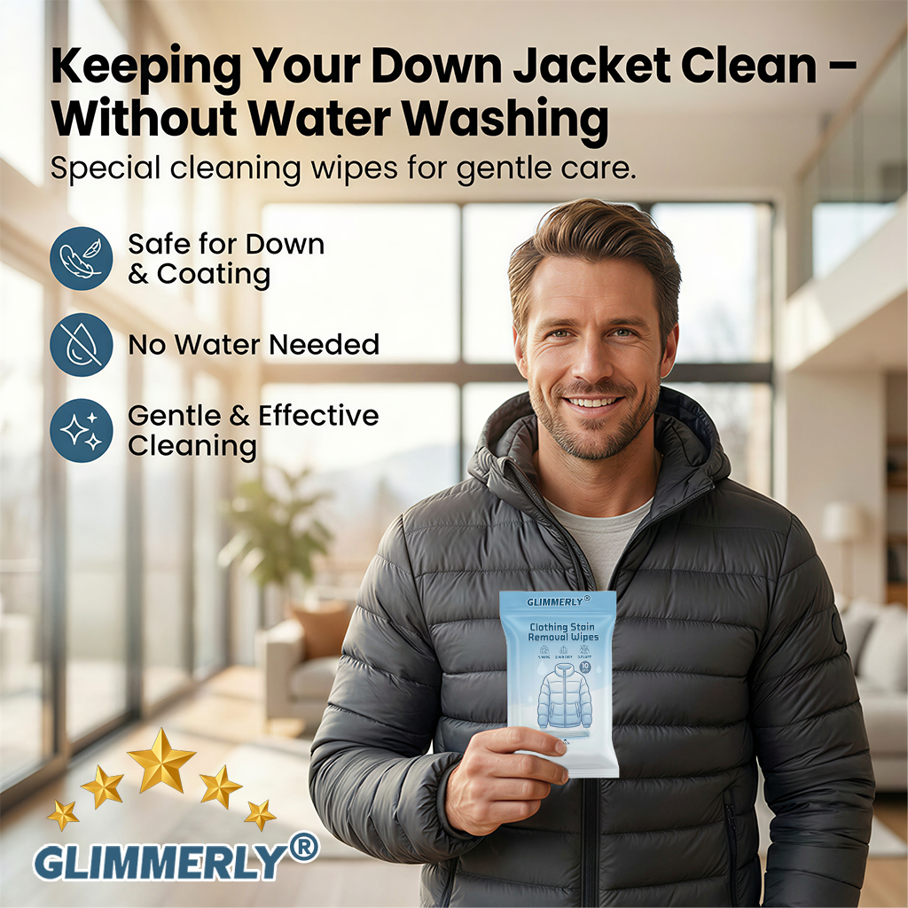 ❄️Winter Sale 🔥 𝐺𝑙𝑖𝑚𝑚𝑒𝑟𝑙𝑦® Clothing Stain Remover Wipes  定