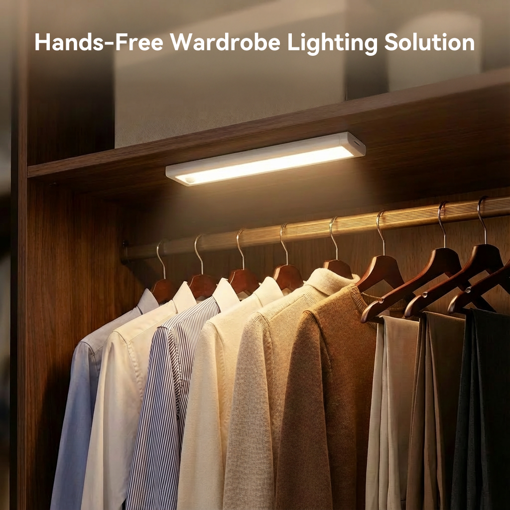 🎁GLIMMERLY®💡 Punch-free Smart Sensor Magnetic Rechargeable LED Lights