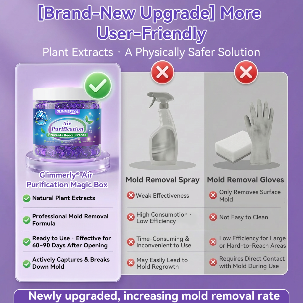 𝐆𝐥𝐢𝐦𝐦𝐞𝐫𝐥𝐲® 𝐌𝐨𝐥𝐝 𝐑𝐞𝐦𝐨𝐯𝐚𝐥 𝐌𝐚𝐠𝐢𝐜 𝐁𝐨𝐱 🧼 Stops Mold And Odors Instantly, Providing Continuous 24/7 Air Purification And Moisture Protection To Keep Your Home Fresh, Clean, And Comfortable