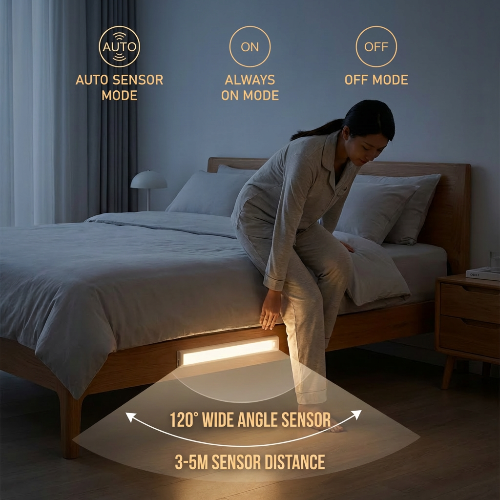 🎁GLIMMERLY®💡 Punch-free Smart Sensor Magnetic Rechargeable LED Lights