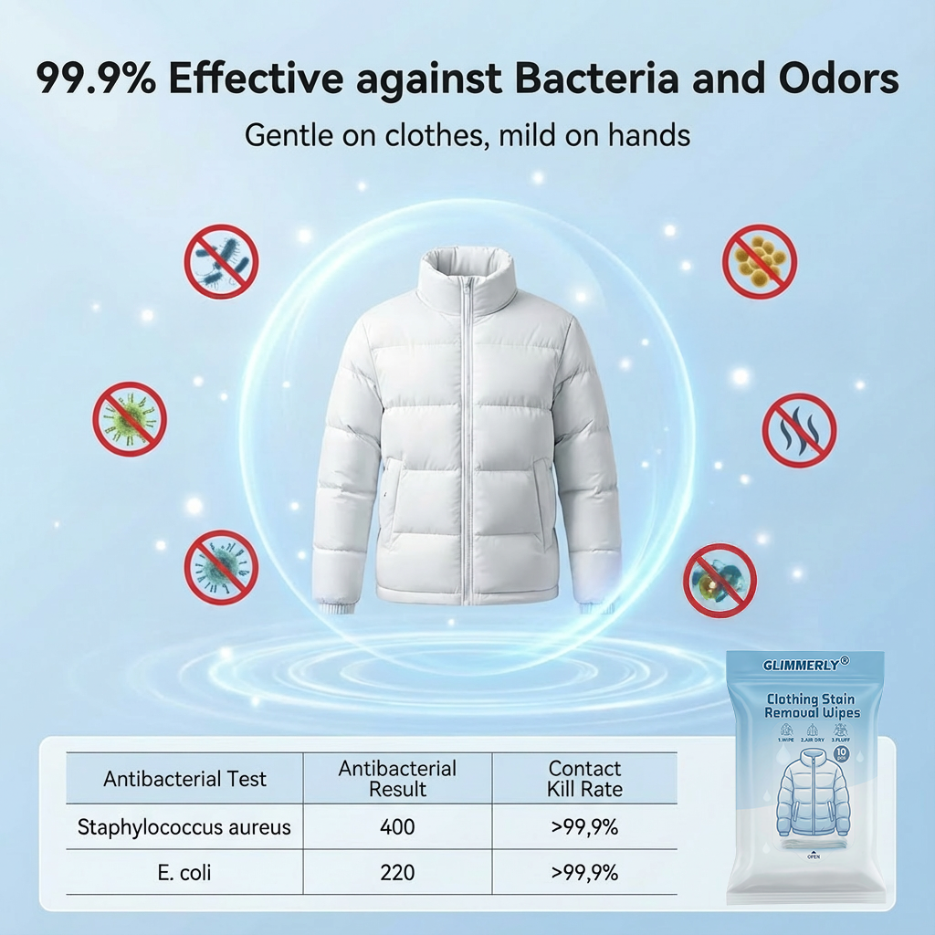 ❄️Winter Sale 🔥 𝐺𝑙𝑖𝑚𝑚𝑒𝑟𝑙𝑦® Clothing Stain Remover Wipes  定