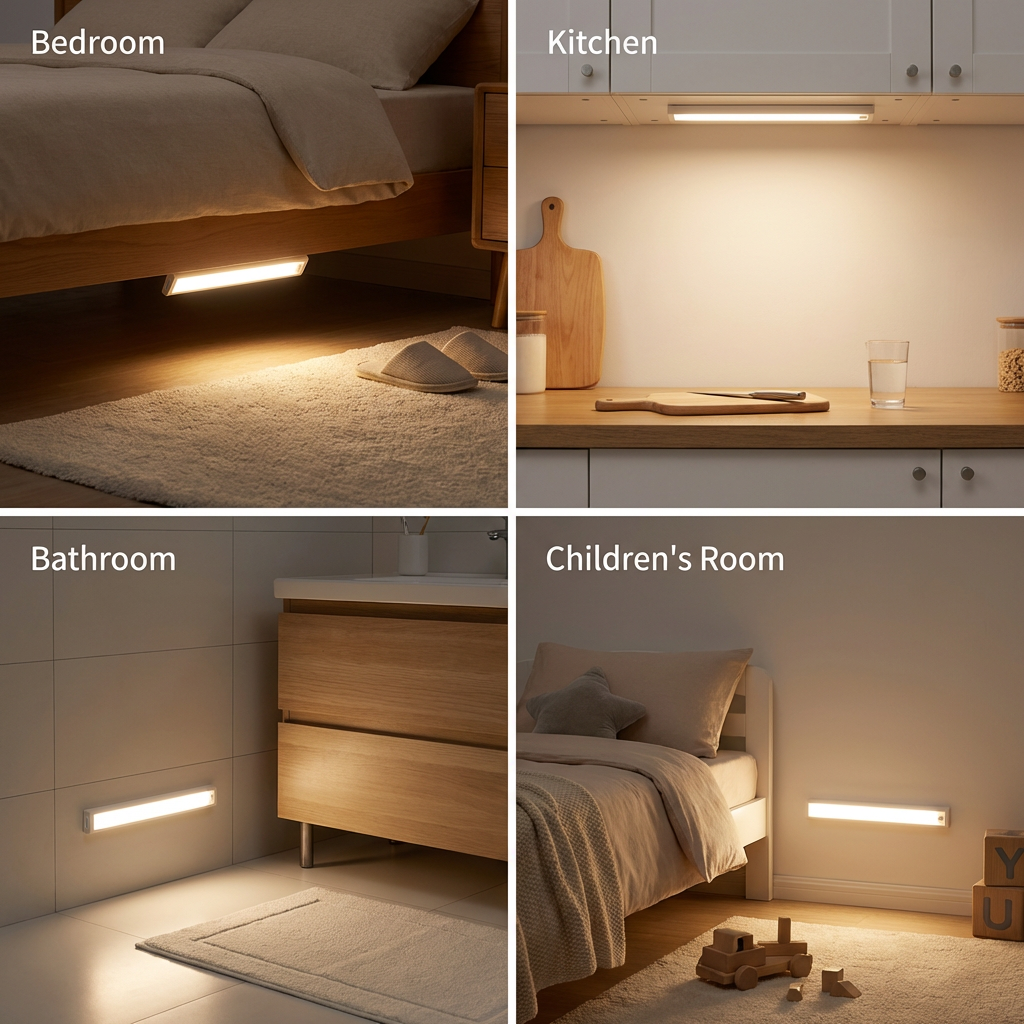 🎁GLIMMERLY®💡 Punch-free Smart Sensor Magnetic Rechargeable LED Lights