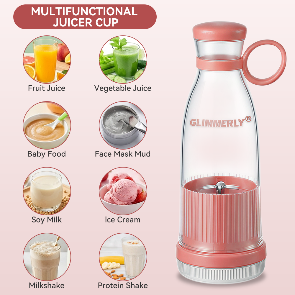 💥GLIMMERLY®💥Multi-Function Portable Juicer | Fresh Juice Anywhere
