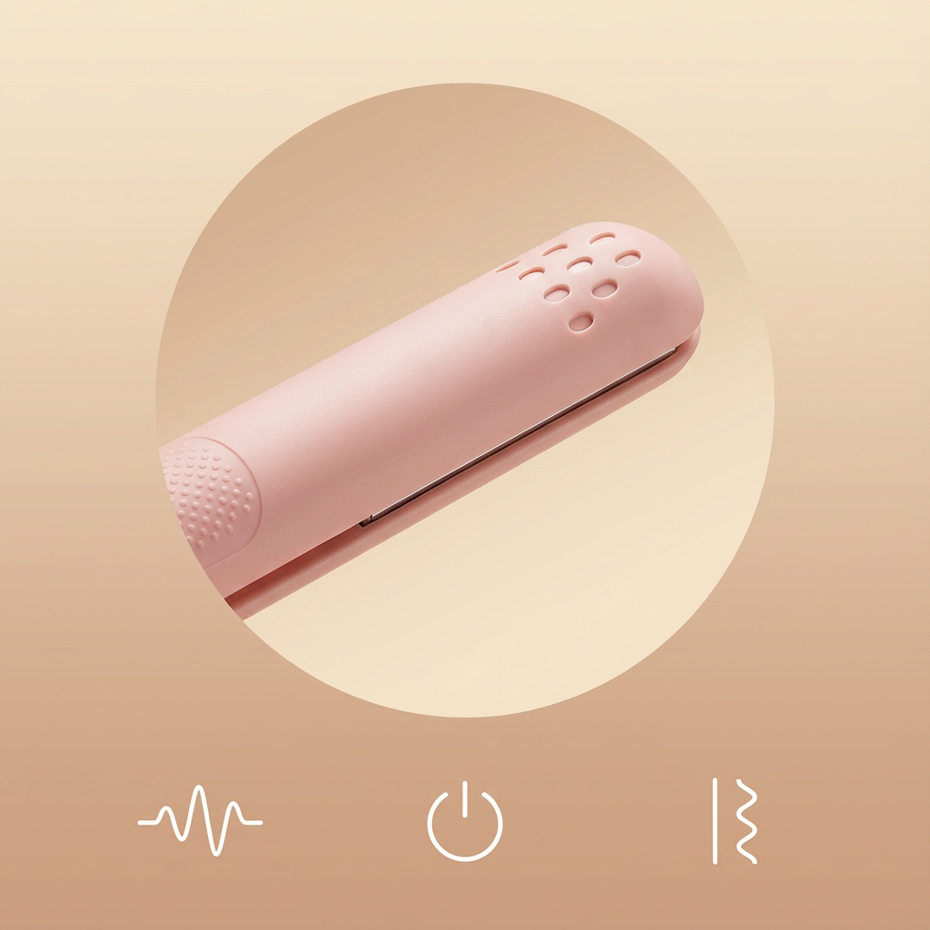 𝐺𝑙𝑖𝑚𝑚𝑒𝑟𝑙𝑦® Convenient Mini Multi-Function Curling Iron