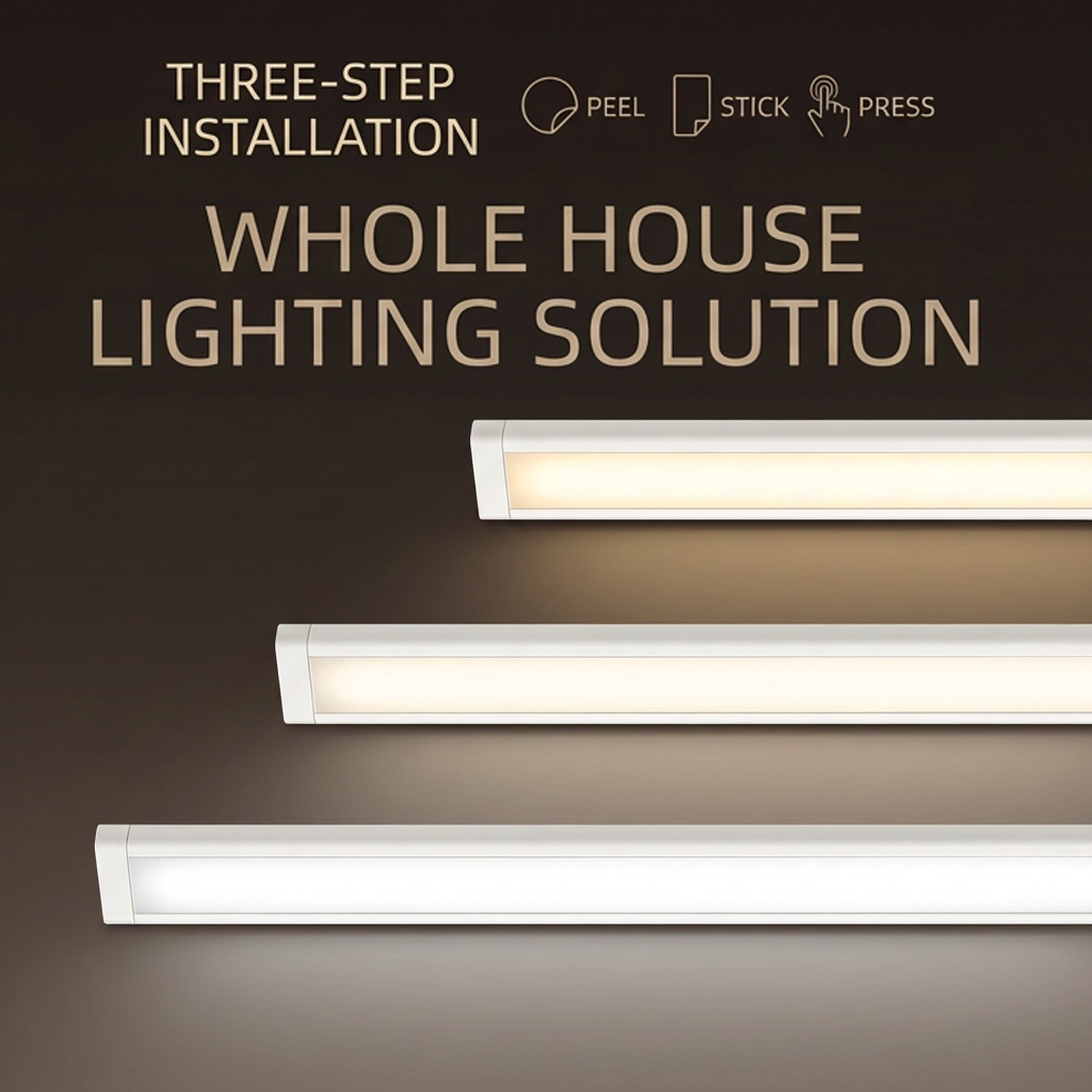 🎁GLIMMERLY®💡 Punch-free Smart Sensor Magnetic Rechargeable LED Lights