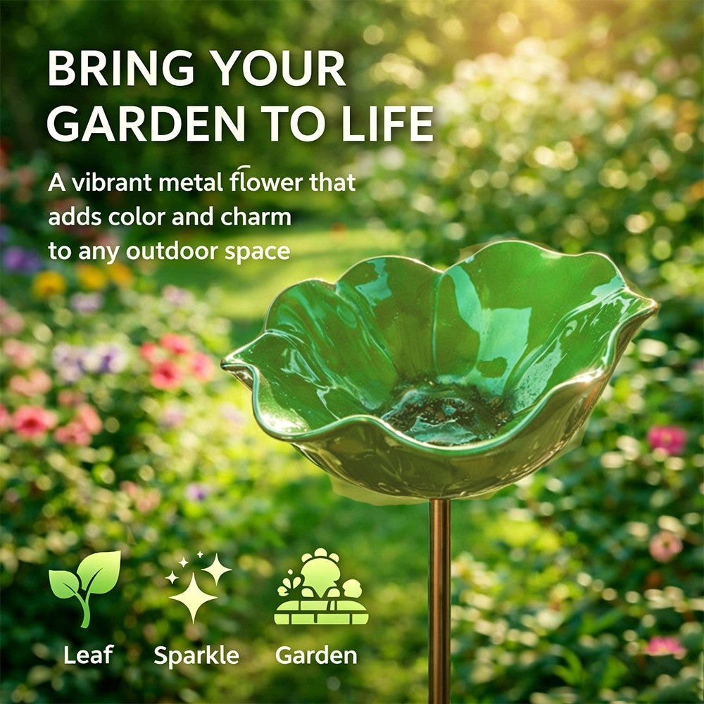 💖🎁Muttertagsgeschenke 2026 – 50 % Rabatt – 🎁Handgefertigter Blumenstecker aus Metall für den Garten 🐦