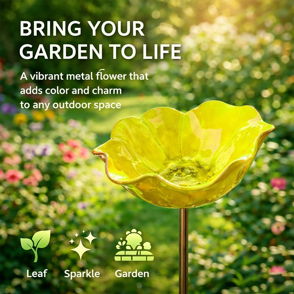 💖🎁Muttertagsgeschenke 2026 – 50 % Rabatt – 🎁Handgefertigter Blumenstecker aus Metall für den Garten 🐦