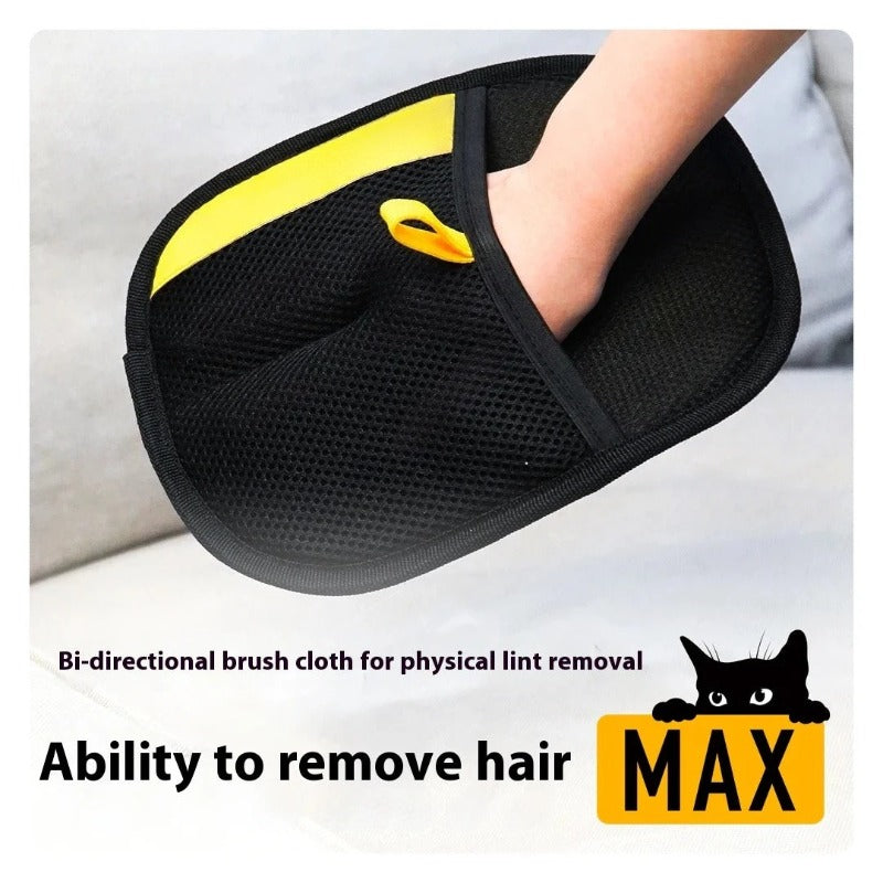 🐾 2-in-1 Pet Grooming Gloves | Gentle Deshedding & Bath Massage