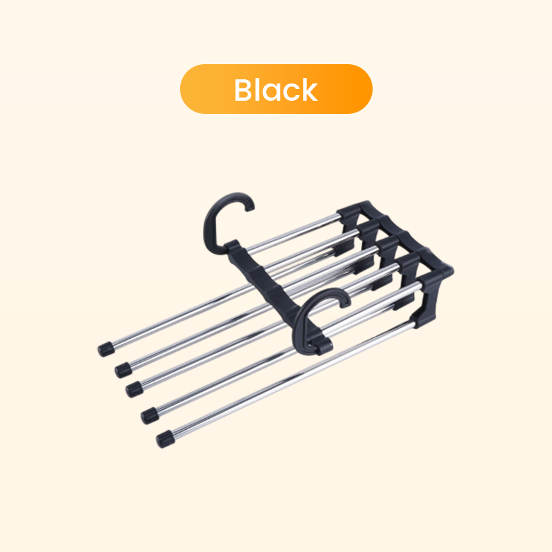 🔥 Closet Space Saver – Foldable Multi-Pants Hanger Rack