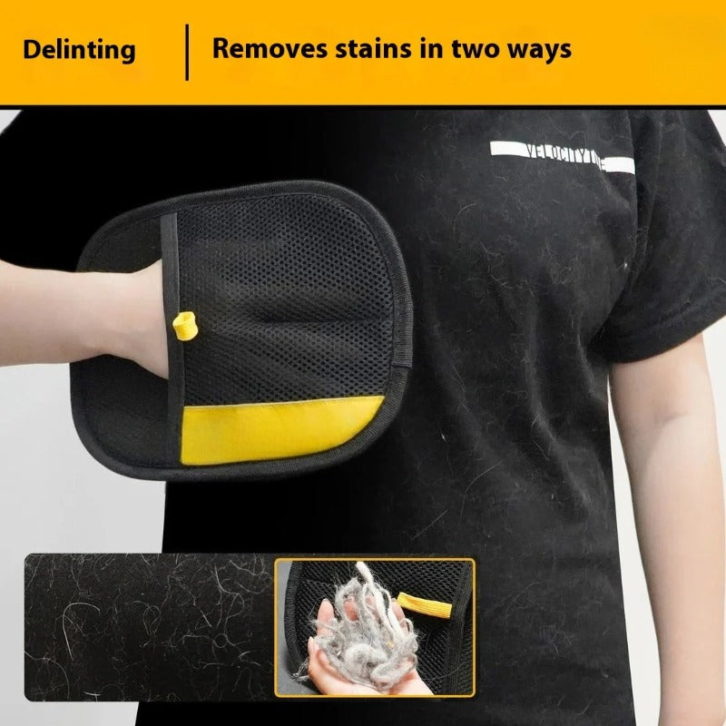 🐾 2-in-1 Pet Grooming Gloves | Gentle Deshedding & Bath Massage