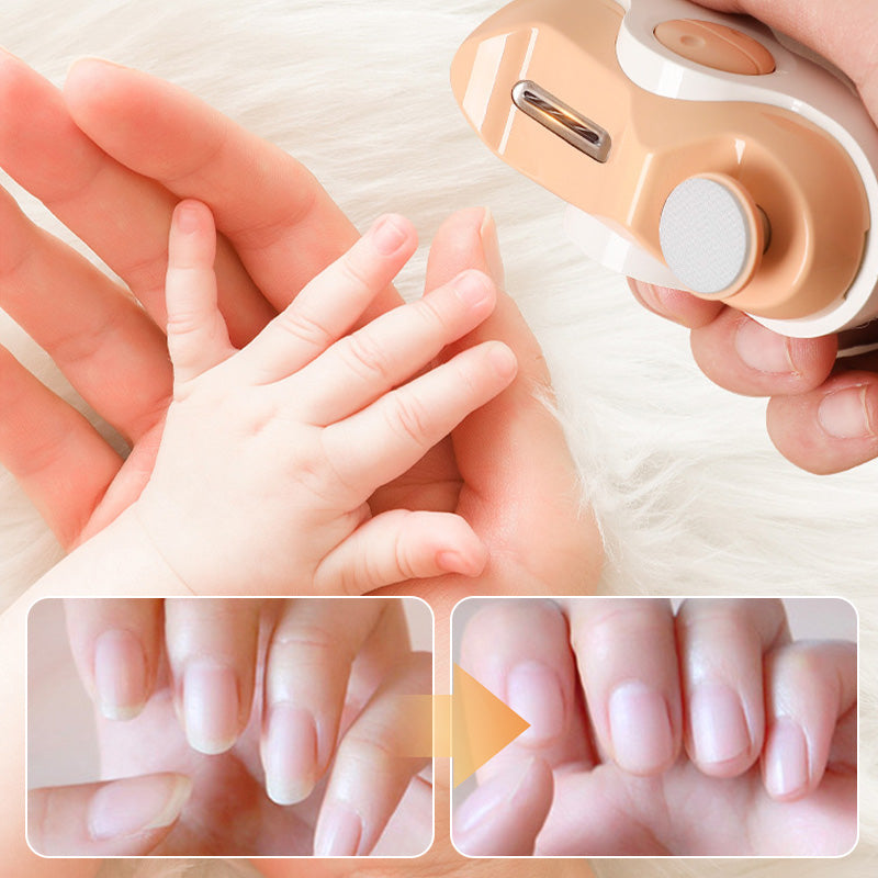 ⚡FLASH SALE · Up to 50% OFF⚡ 2 in 1 Electric Nail Clipper & Polisher – Salon-Grade Precision