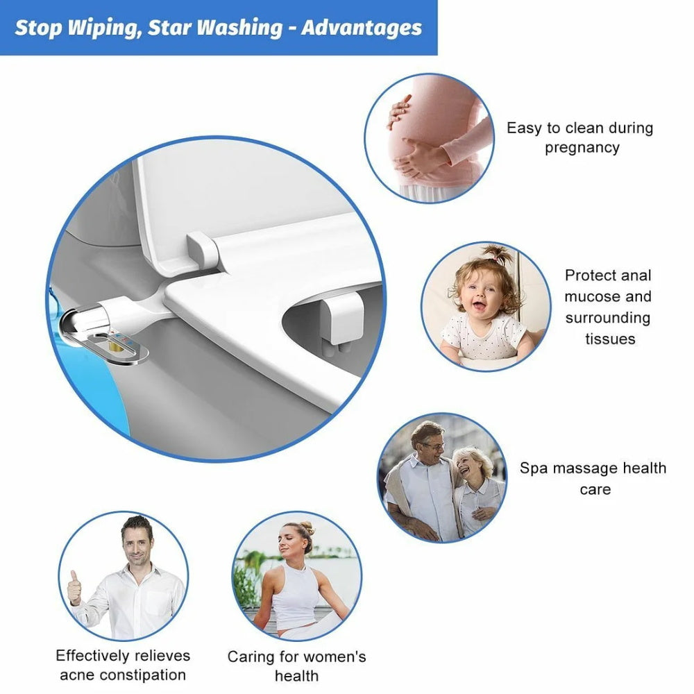 🚽 Hygiene Upgrade | Dual Nozzle Bidet Washer | Self-Cleaning & Easy Install 💦