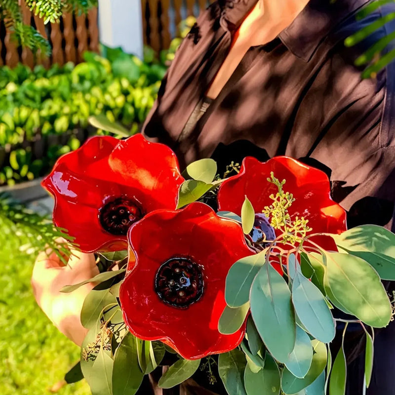 💖🎁Muttertagsgeschenke 2026 – 50 % Rabatt – 🎁Handgefertigter Blumenstecker aus Metall für den Garten 🐦