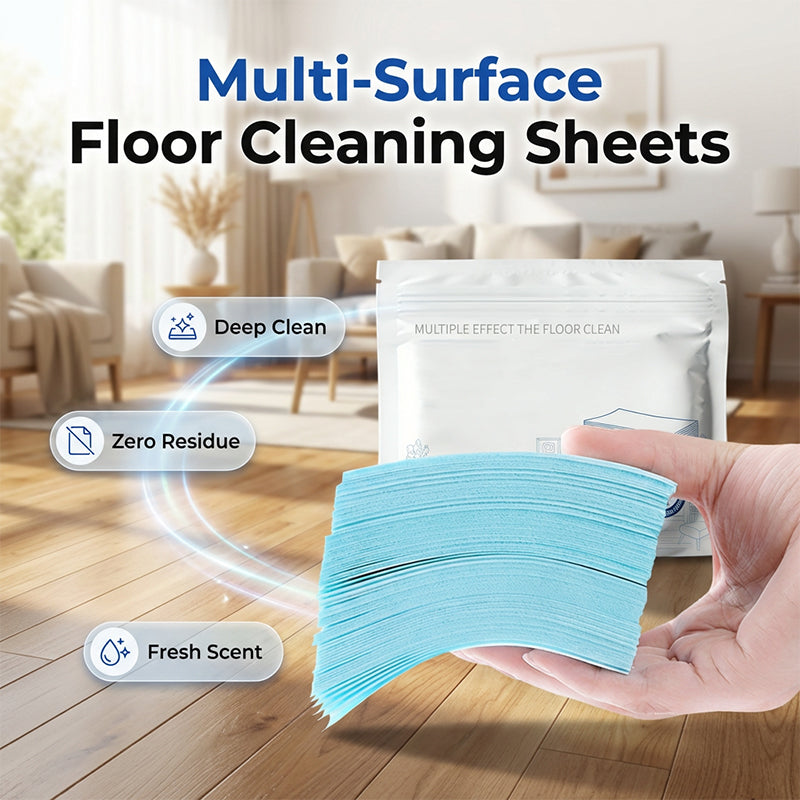 🥳2026 HOT SALE🥳💞50K+ SOLD!⏳✨ 50% OFF! Water-Soluble Floor Cleaning Sheets – No Measuring, No Mess ✨